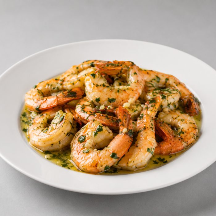 Assiette de gambas à l'ail (12 pces)