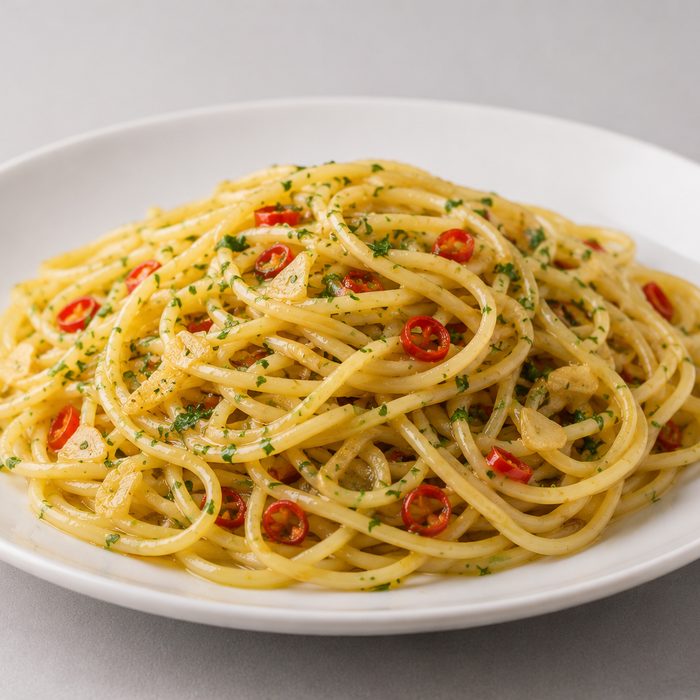 Spaghetti à l'ail et au piment